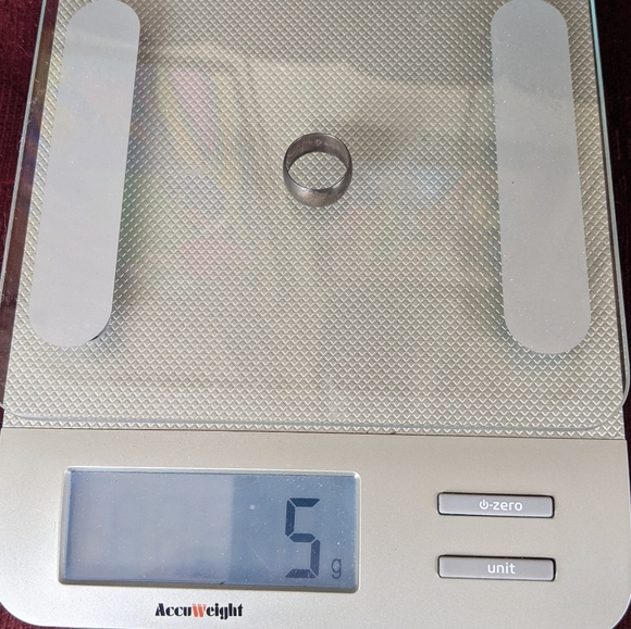 Vintage Sterling Silver stamped thick band ring 5g - Picture 4 of 5